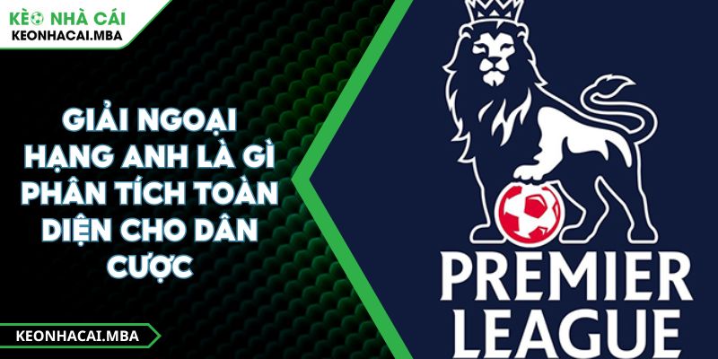 Giải Ngoại Hạng Anh Là Gì Phân Tích Toàn Diện Cho Dân Cược 1 Giải Ngoại Hạng Anh Là Gì Phân Tích Toàn Diện Cho Dân Cược