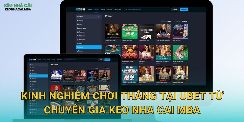 UBET - Sân Chơi Dành Riêng Cho Bạn Được Keo nha cai MBA Khám Phá 3 Kinh nghiệm chơi thắng tại UBET từ chuyên gia Keo nha cai MBA
