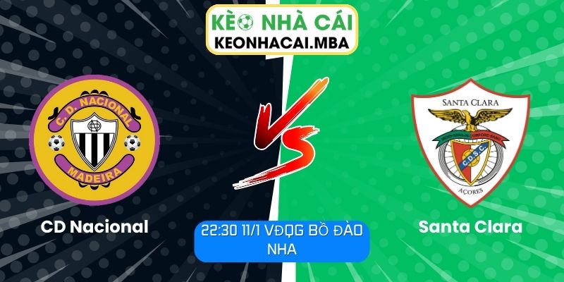 Soi kèo CD Nacional vs Santa Clara (22:30 11/1, VĐQG Bồ Đào Nha) 1 Soi kèo CD Nacional vs Santa Clara