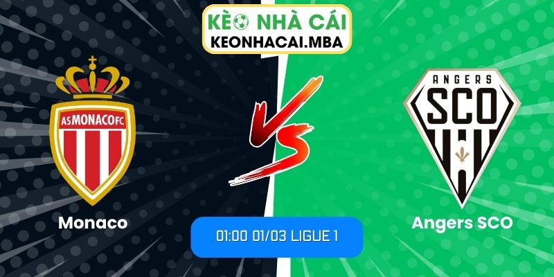 Soi kèo Monaco vs Angers SCO (01:00 01/03, Ligue 1)