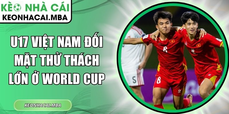 U17 Việt Nam đối mặt thử thách lớn ở World Cup 1 U17 Việt Nam đối mặt thử thách