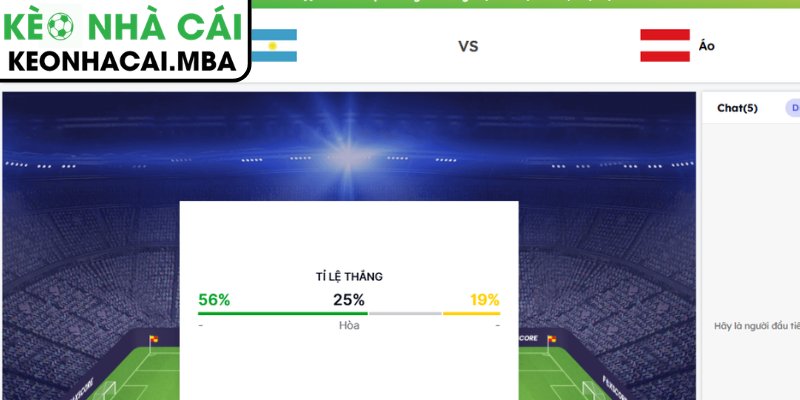 Dự đoán kết quả trận Argentina và Áo (00:00 23/06, Bảng J - World Cup 2026)
