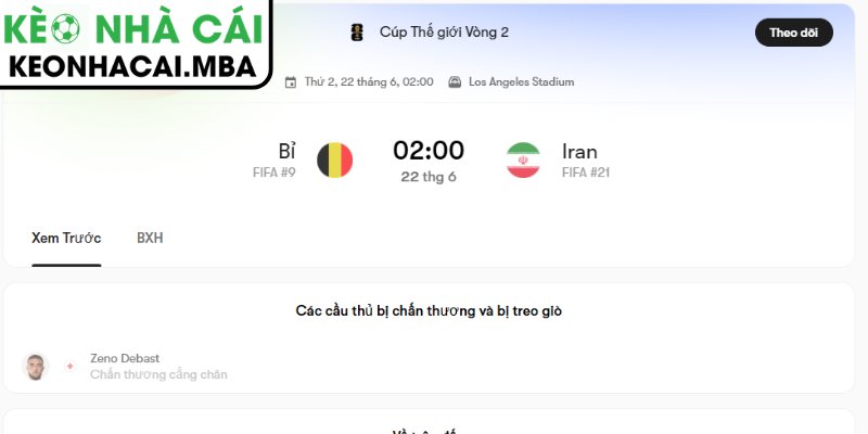 Soi kèo Bỉ vs Iran (02:00 22/06, Bảng G - World Cup 2026) 4 Dự đoán kết quả trận Bỉ và Iran (02:00 22/06, Bảng G - World Cup 2026)