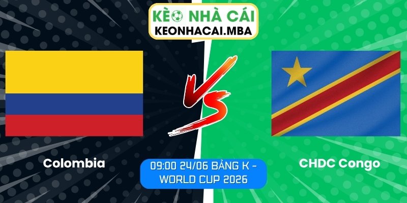Colombia vs CHDC Congo
