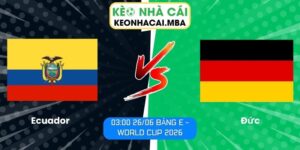 Ecuador vs Đức
