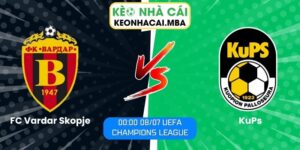FC Vardar Skopje vs KuPs