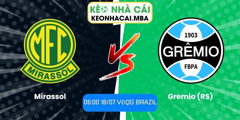 Mirassol vs Gremio (RS)
