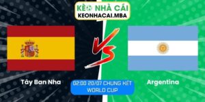 Tây Ban Nha vs Argentina