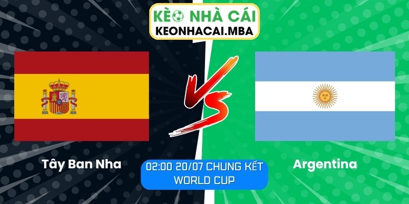 Tây Ban Nha vs Argentina